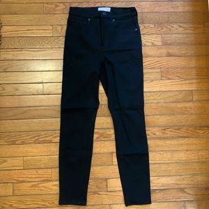 Everlane High Rise Black Skinny Jean